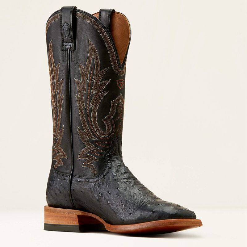 Ariat Showboat Cowboy Boot Noir Noir Homme | VOL-97061905