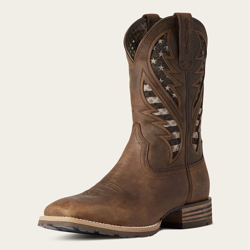 Ariat Hybrid Venttek Western Boot Marron Homme | OCJ-36931120