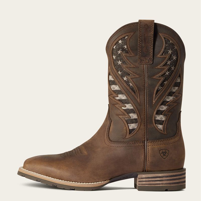 Ariat Hybrid Venttek Western Boot Marron Homme | OCJ-36931120