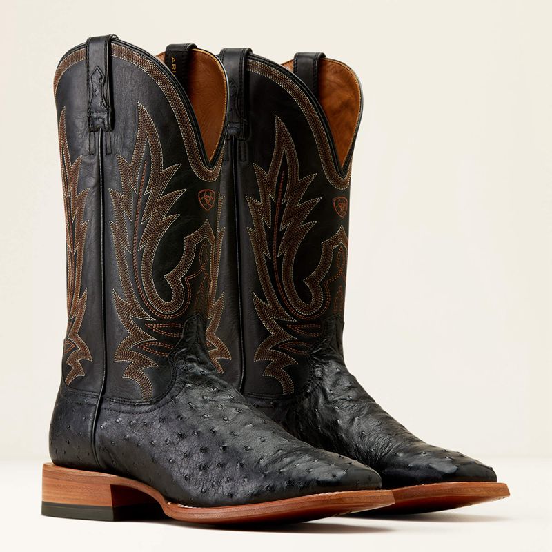 Ariat Showboat Cowboy Boot Noir Noir Homme | VOL-97061905