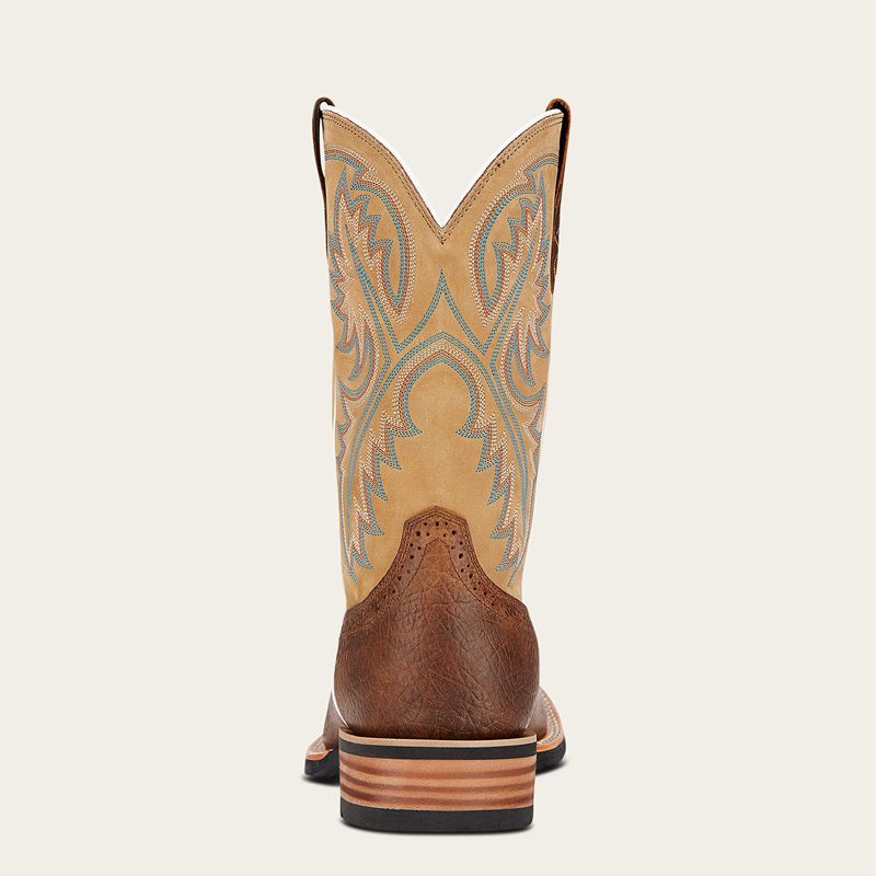 Ariat Quickdraw Western Boot Tumbled Bark Homme | WJS-65593815