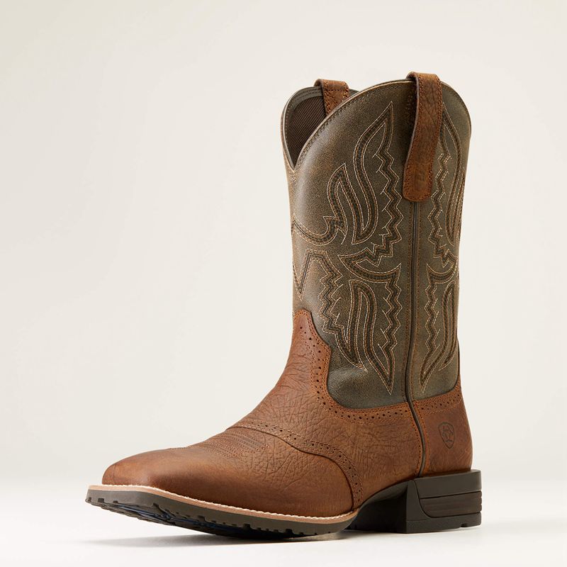 Ariat Hybrid Ranchway Western Boot Earth Homme | QTE-36217993