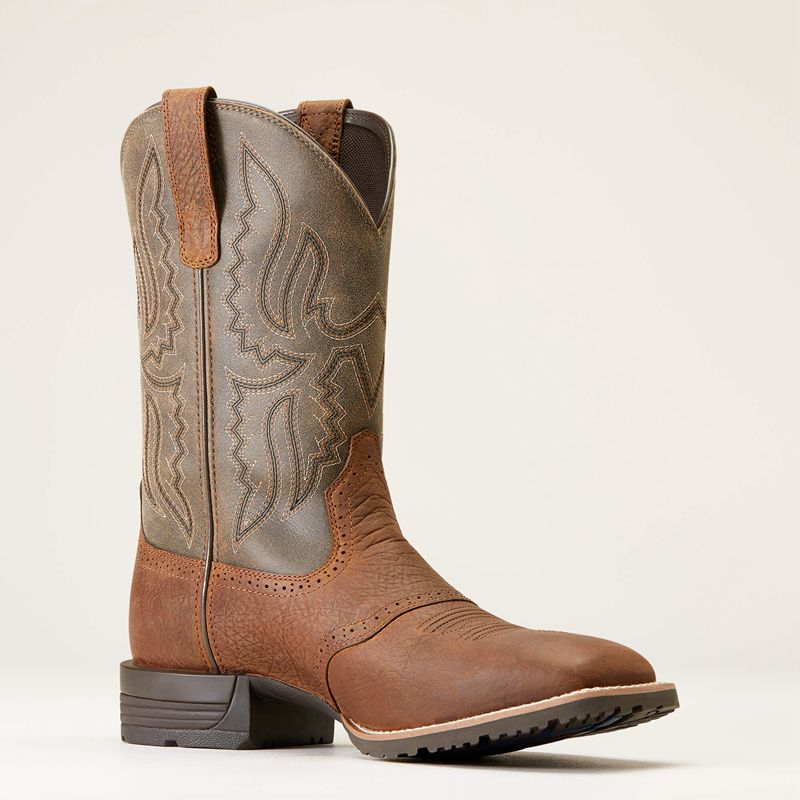 Ariat Hybrid Ranchway Western Boot Earth Homme | QTE-36217993