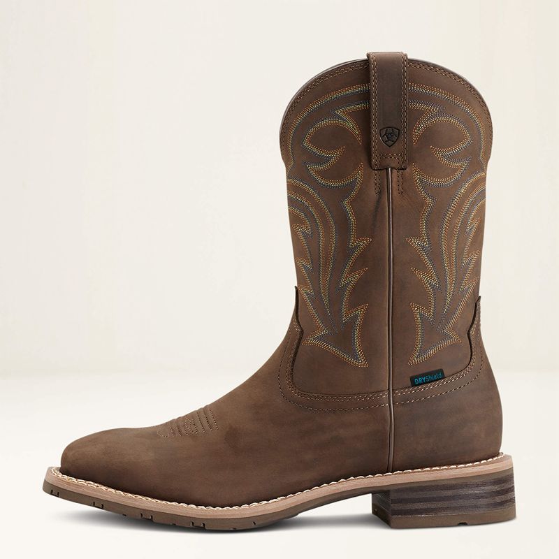 Ariat Hybrid Rancher Waterproof Western Boot Marron Homme | XFN-39963237