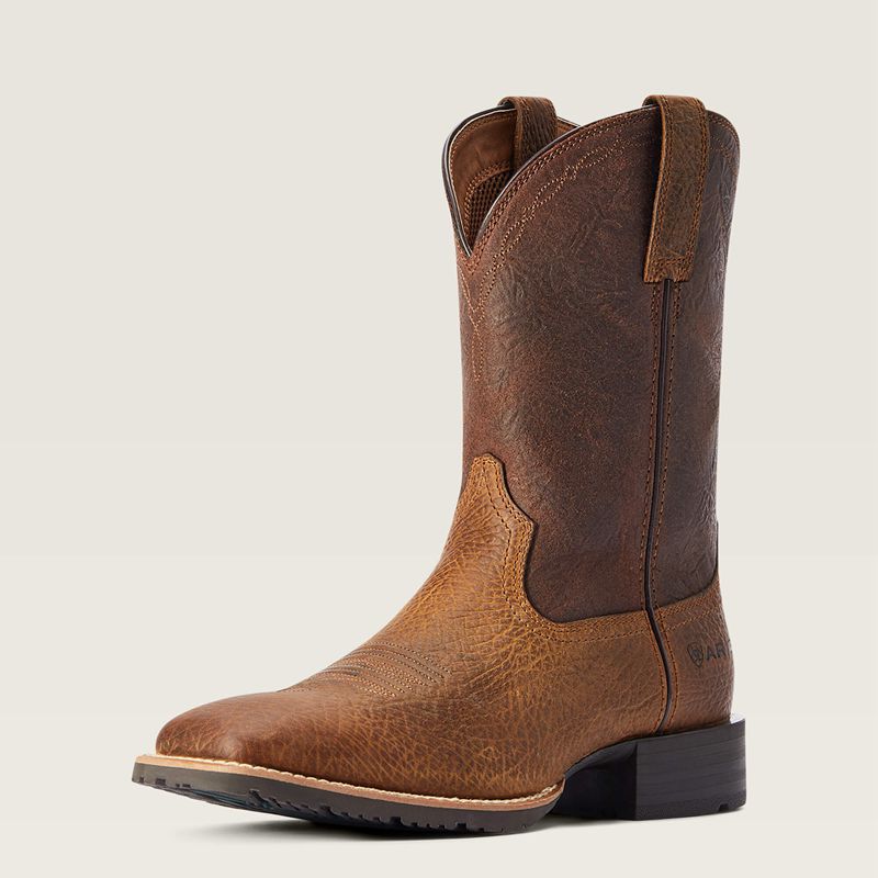 Ariat Hybrid Grit Western Boot Earth Homme | QYZ-62511117