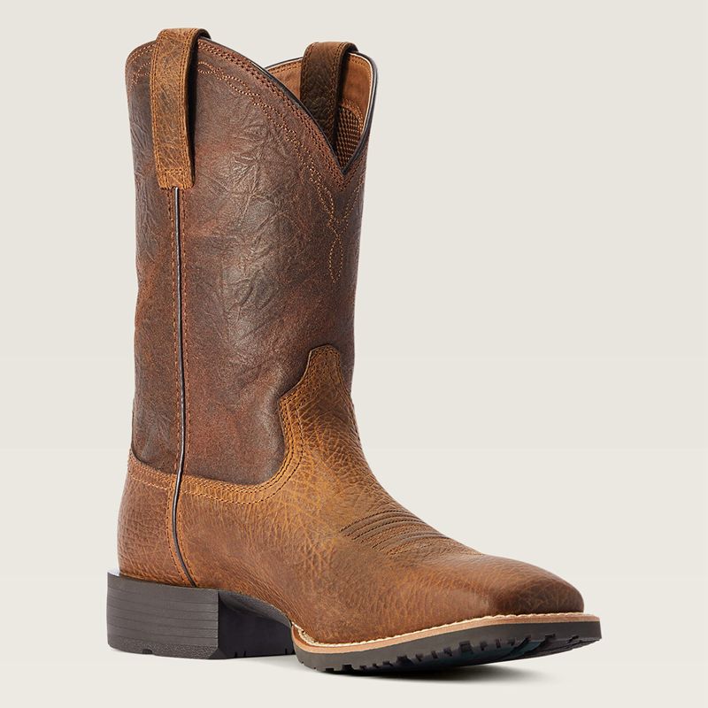 Ariat Hybrid Grit Western Boot Earth Homme | QYZ-62511117