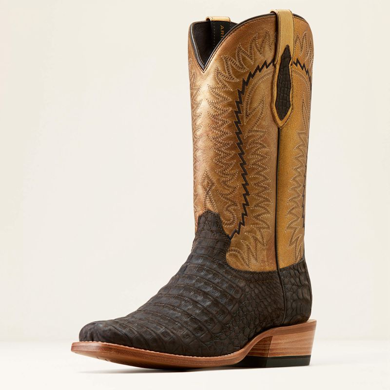 Ariat Futurity Finalist Cowboy Boot Chocolat Doré Homme | FUJ-18888389