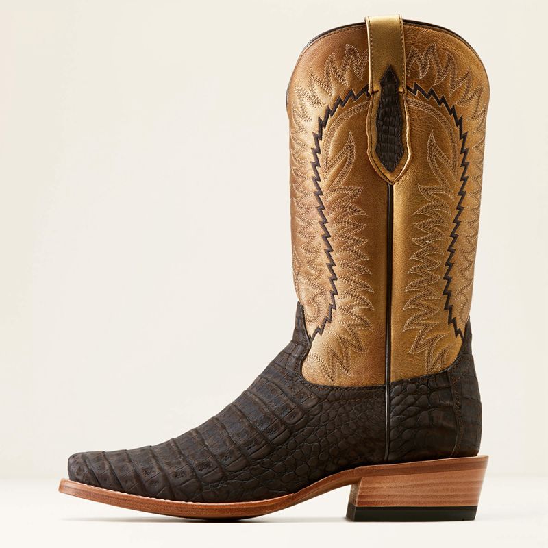 Ariat Futurity Finalist Cowboy Boot Chocolat Doré Homme | FUJ-18888389