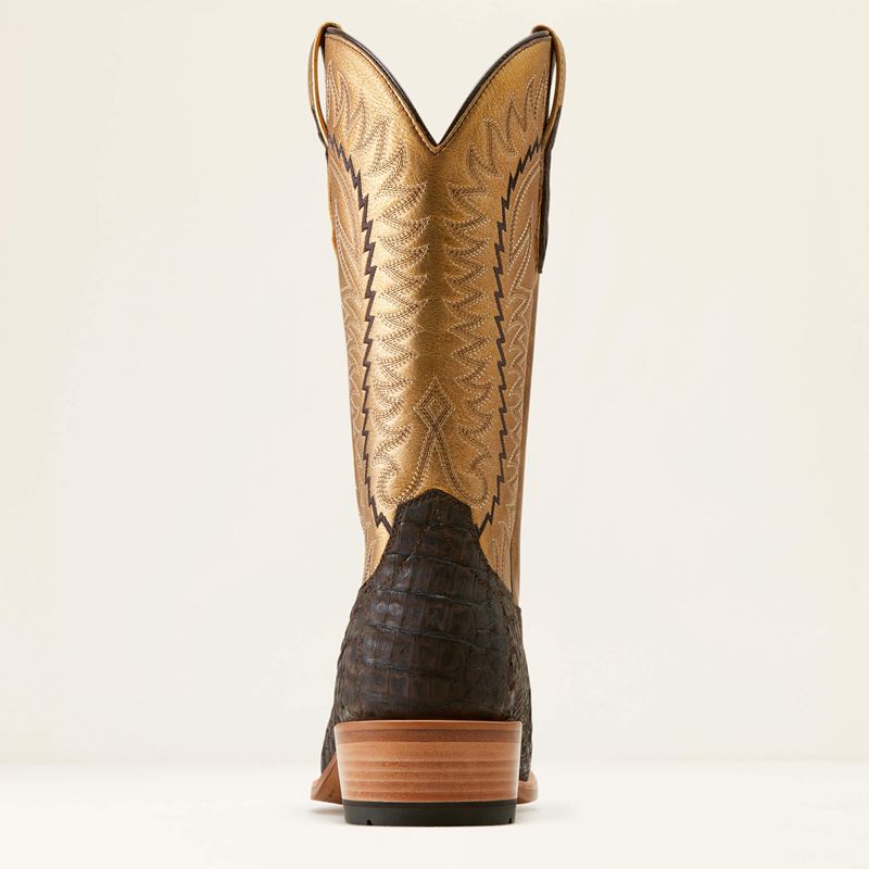 Ariat Futurity Finalist Cowboy Boot Chocolat Doré Homme | FUJ-18888389