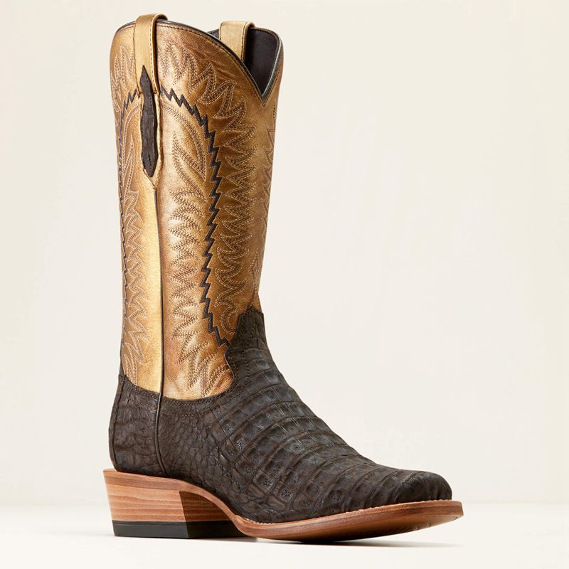 Ariat Futurity Finalist Cowboy Boot Chocolat Doré Homme | FUJ-18888389