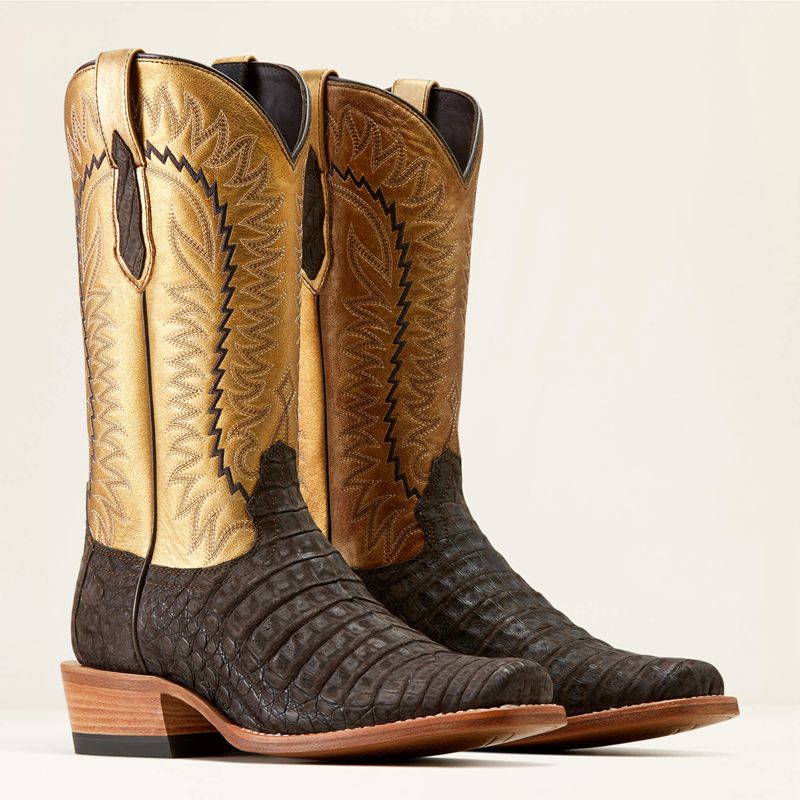 Ariat Futurity Finalist Cowboy Boot Chocolat Doré Homme | FUJ-18888389