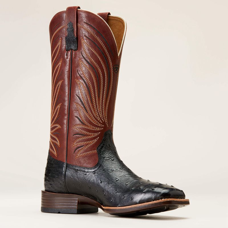 Ariat Brandin' Ultra Western Boot Noir Homme | VIG-39294462