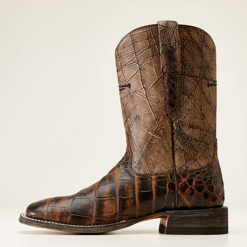 Ariat Backwater Western Boot Marron Homme | DOX-90540847