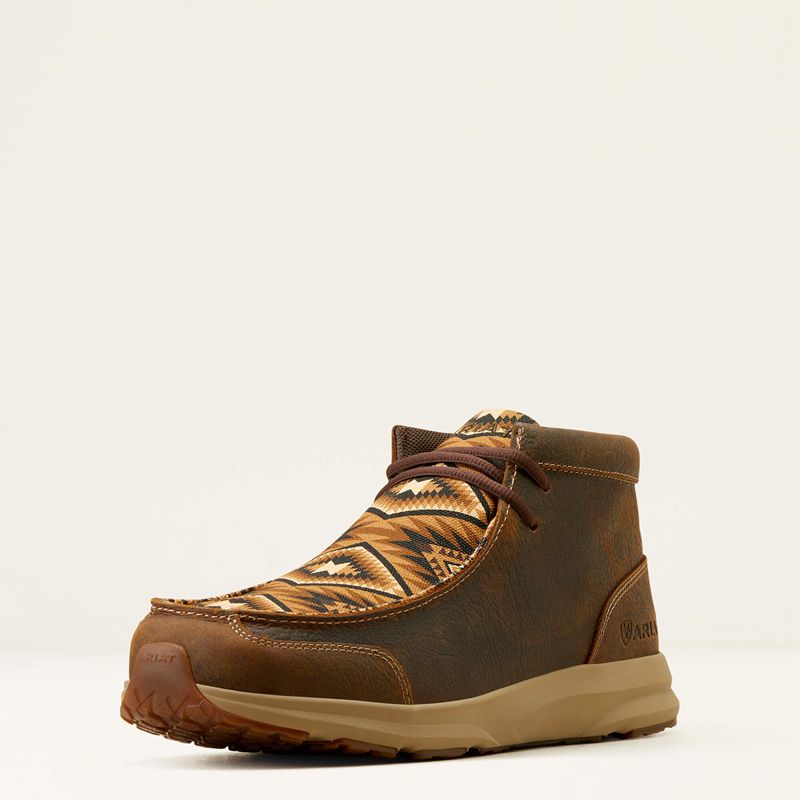 Ariat Spitfire Old Earth/Brown Southwest Print Homme | FPP-20430932