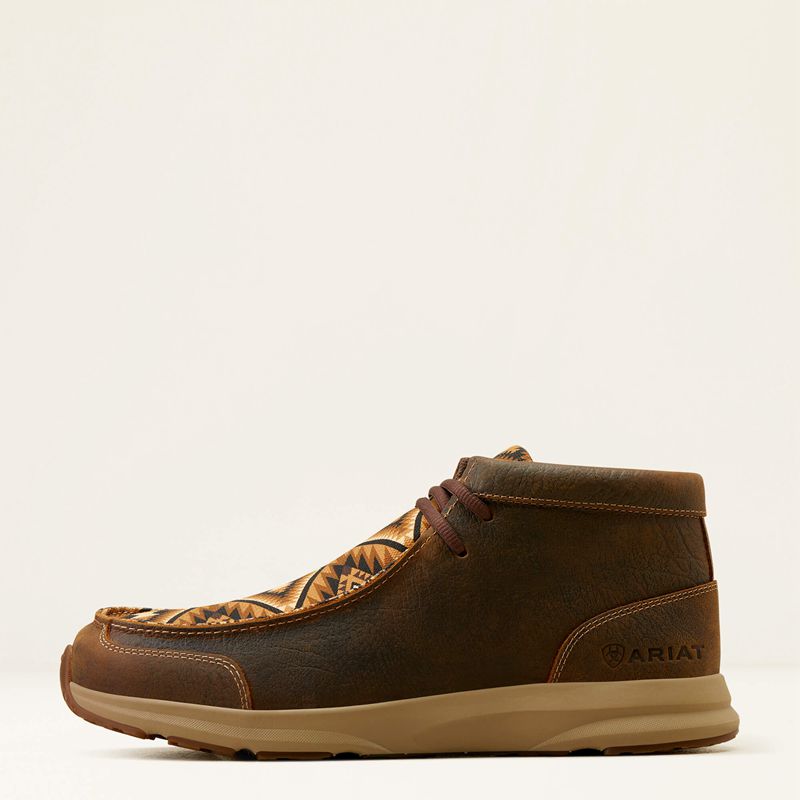 Ariat Spitfire Old Earth/Brown Southwest Print Homme | FPP-20430932