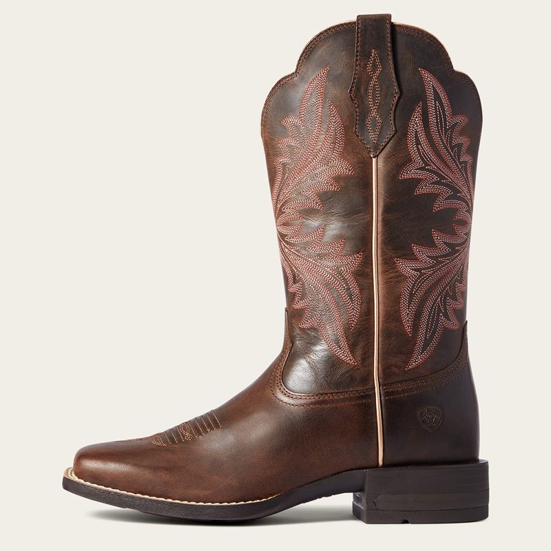 Ariat West Bound Western Boot Marron Femme | VMK-08010378