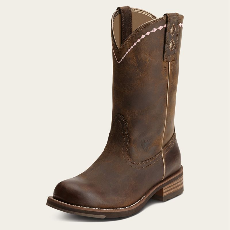 Ariat Unbridled Roper Western Boot Marron Femme | KIT-62033750