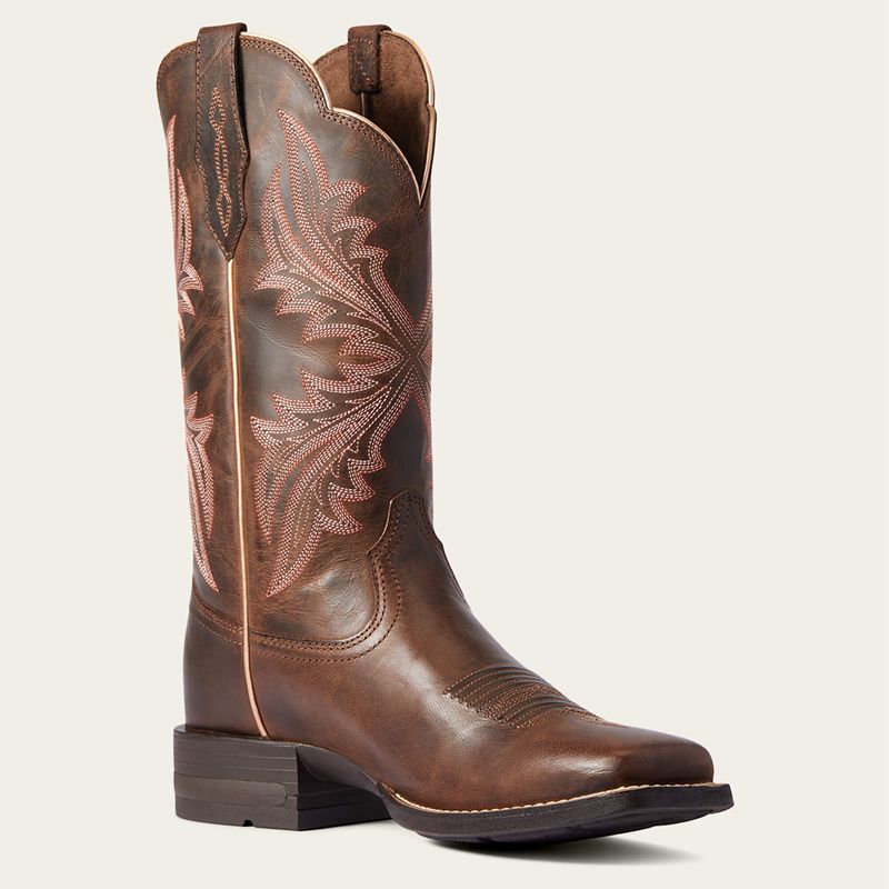 Ariat West Bound Western Boot Marron Femme | VMK-08010378