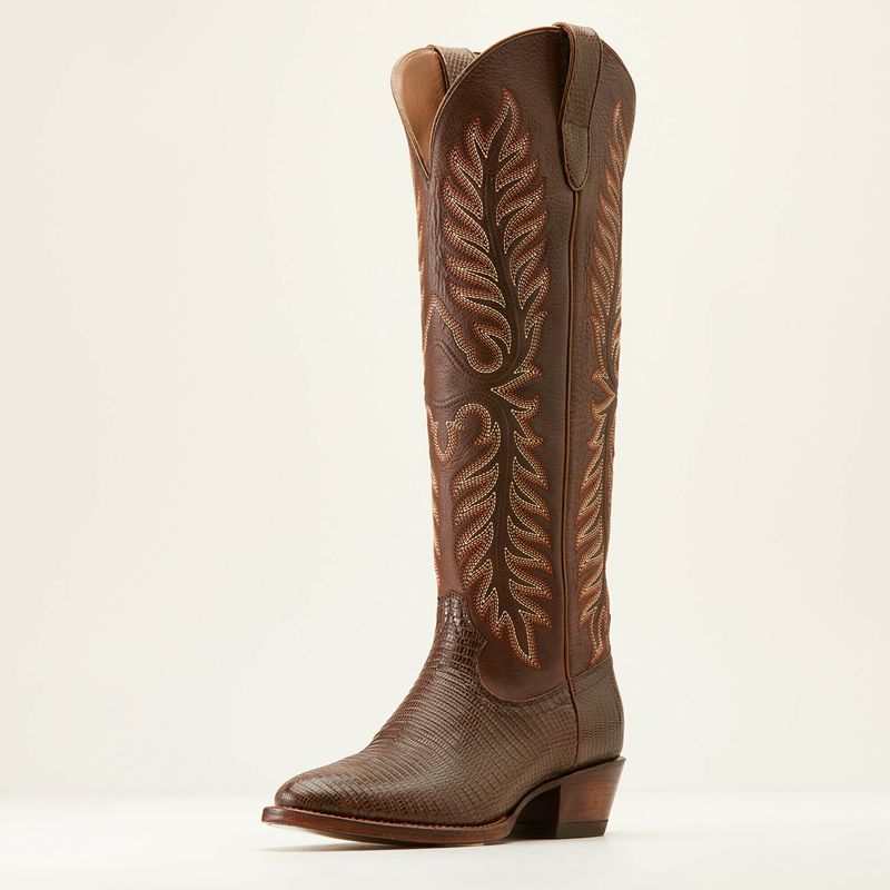 Ariat Sterling Margot Stretchfit Western Boot Chocolat Femme | TZM-70637189