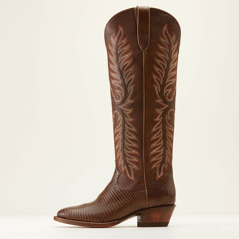 Ariat Sterling Margot Stretchfit Western Boot Chocolat Femme | TZM-70637189