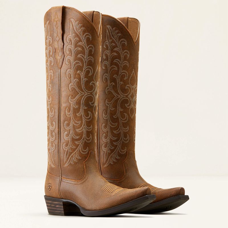 Ariat Tallahassee Stretchfit Western Boot Marron Femme | ZFD-84212232