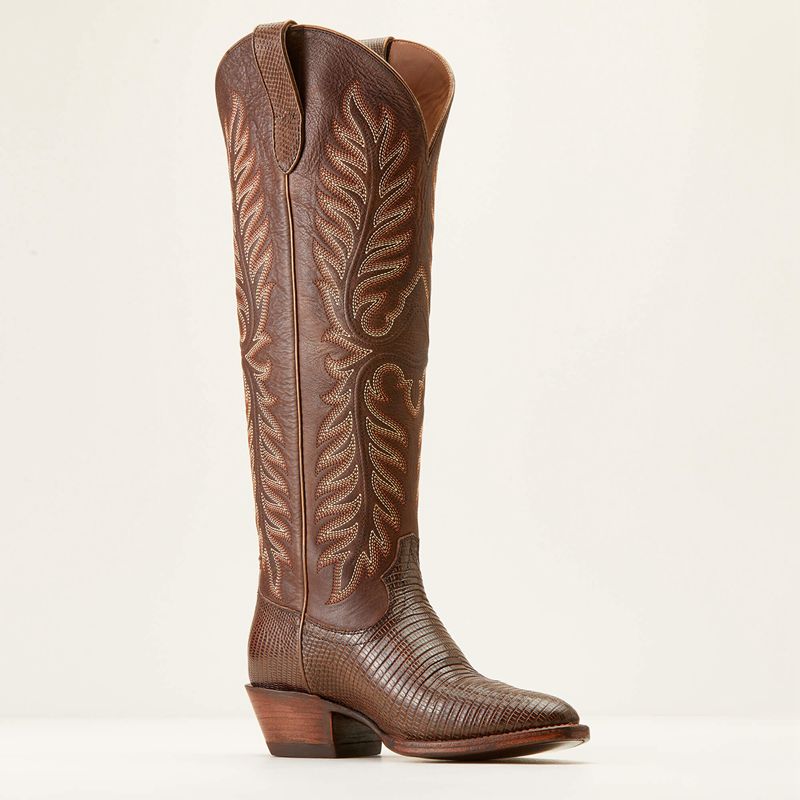 Ariat Sterling Margot Stretchfit Western Boot Chocolat Femme | TZM-70637189