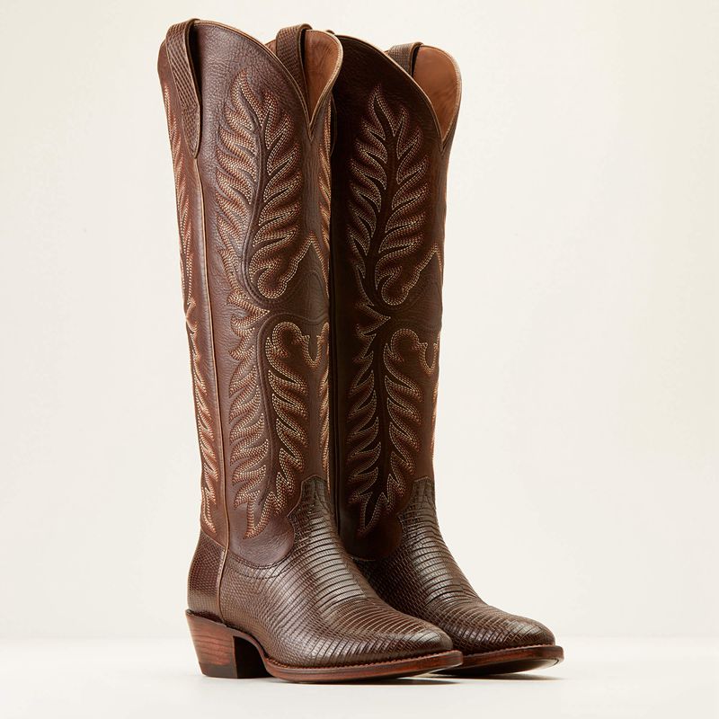 Ariat Sterling Margot Stretchfit Western Boot Chocolat Femme | TZM-70637189