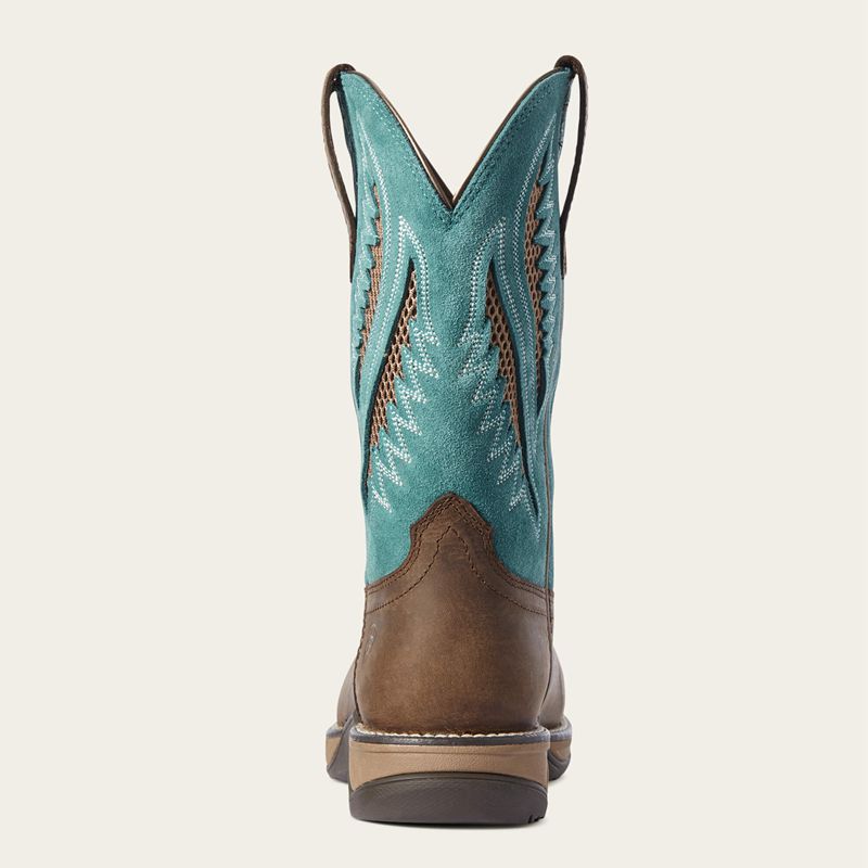 Ariat Anthem Venttek Composite Toe Work Boot Bleu Royal Chocolat Femme | GSM-50441594