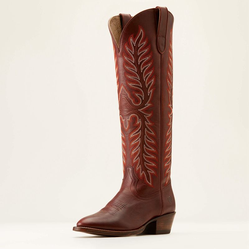 Ariat Sterling Margot Stretchfit Western Boot Precious Ruby Femme | MZK-34602970