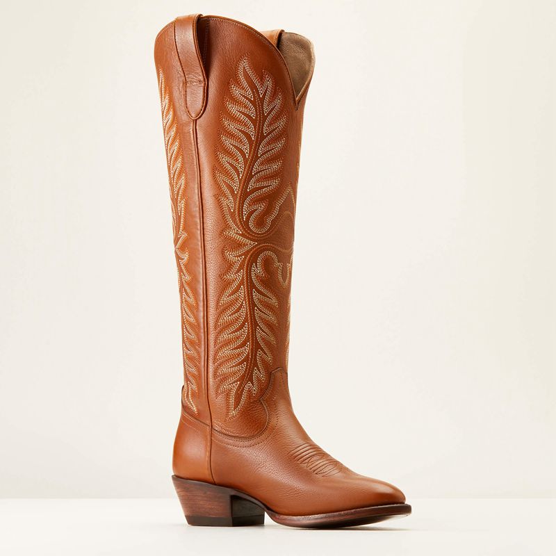 Ariat Sterling Margot Stretchfit Western Boot Sweetest Honey Femme | TJZ-75030944