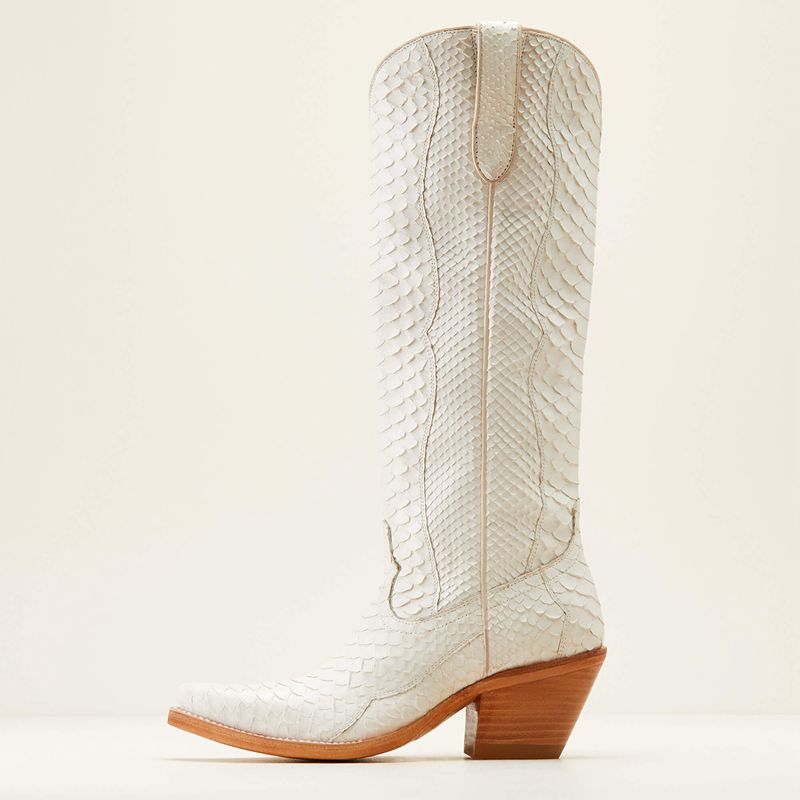 Ariat Sterling Emery Stretchfit Western Boot Blanche Femme | WEB-63146601