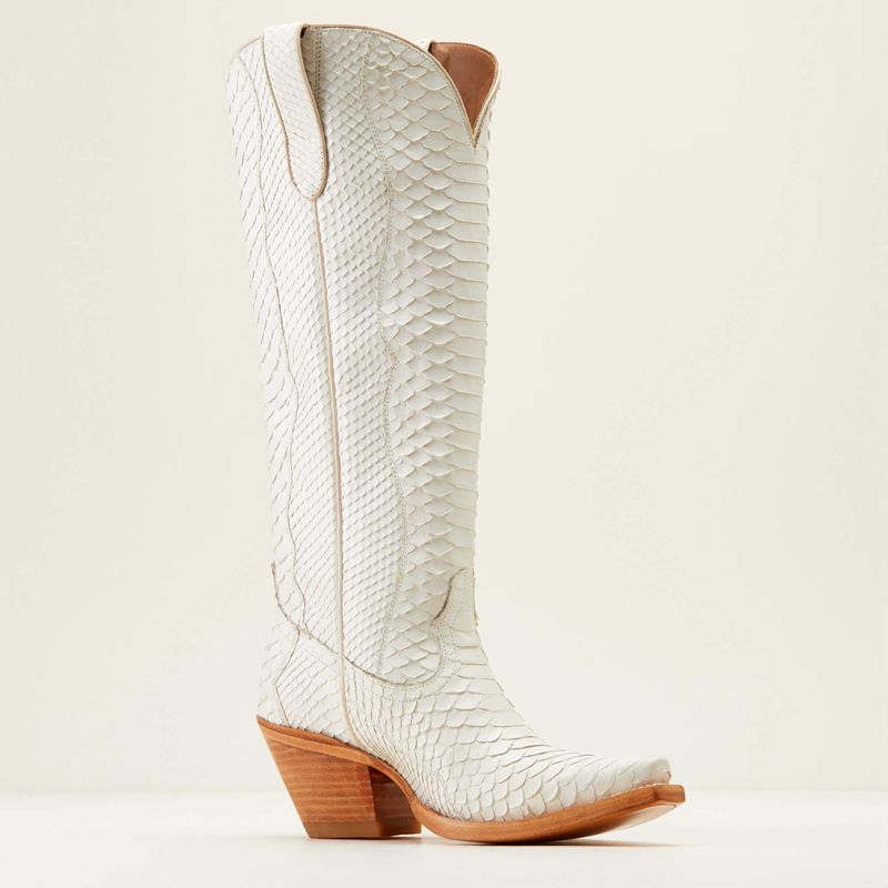 Ariat Sterling Emery Stretchfit Western Boot Blanche Femme | WEB-63146601