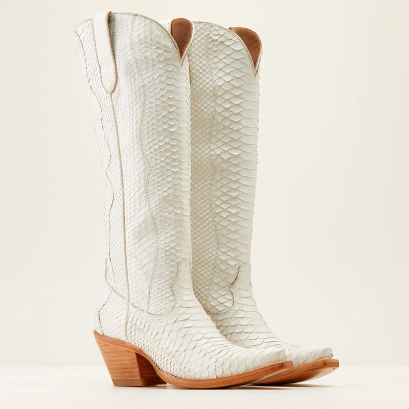 Ariat Sterling Emery Stretchfit Western Boot Blanche Femme | WEB-63146601