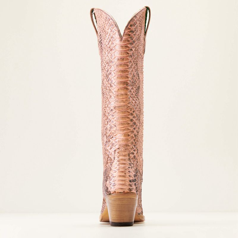 Ariat Sterling Emery Stretchfit Western Boot Rosewater Python Femme | OGU-94822497