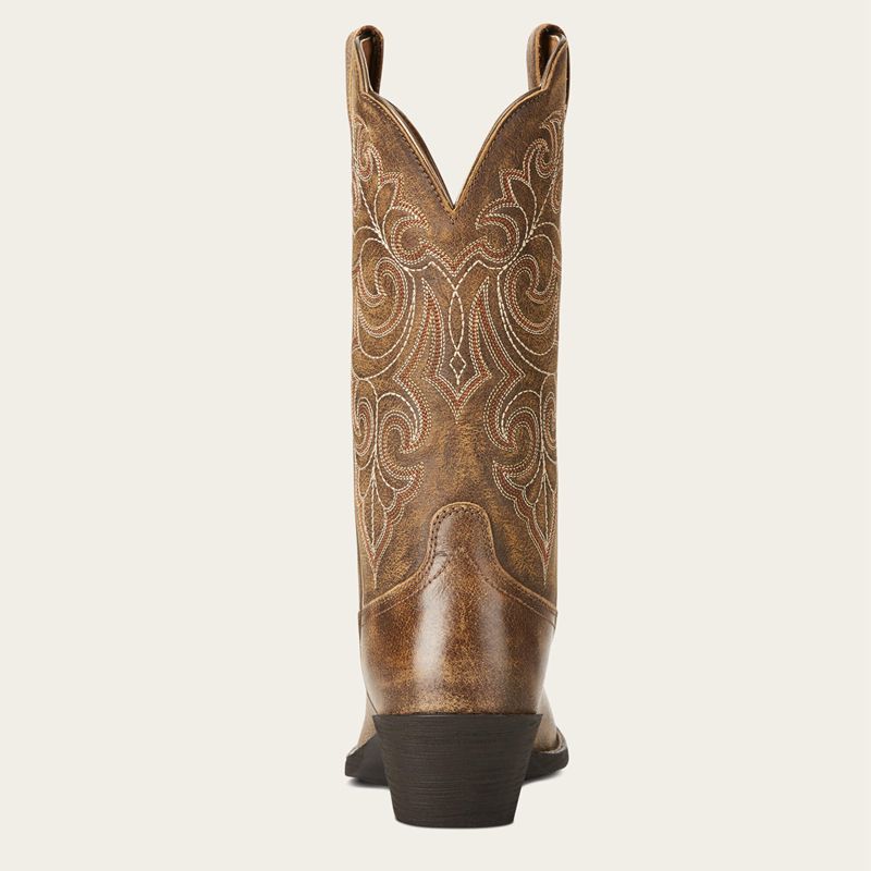 Ariat Round Up Square Toe Western Boot Vintage Bomber Femme | QRA-62012660