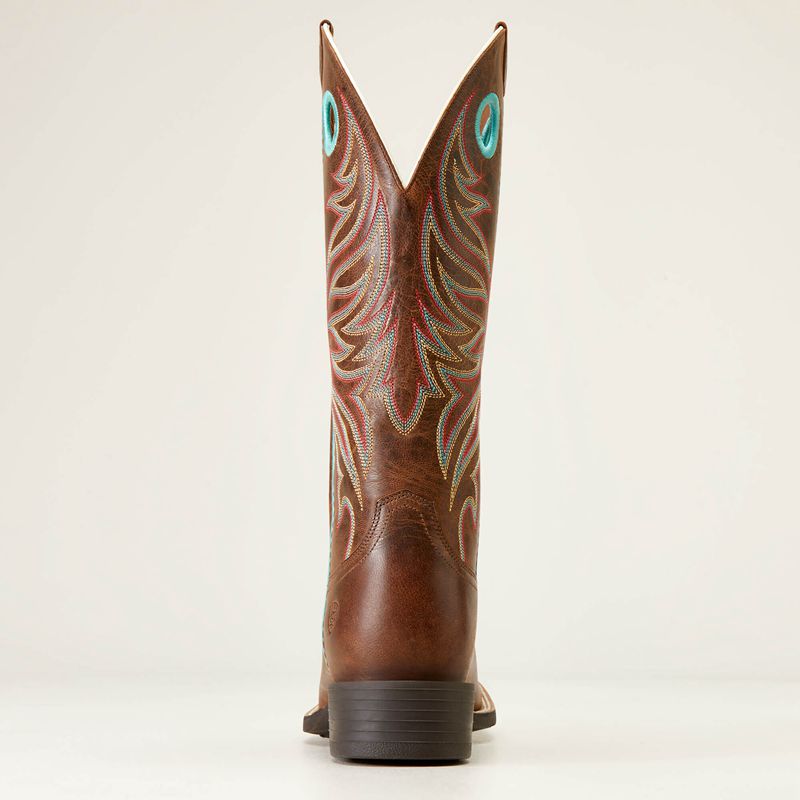 Ariat Round Up Ryder Western Boot Marron Femme | VBX-22652965