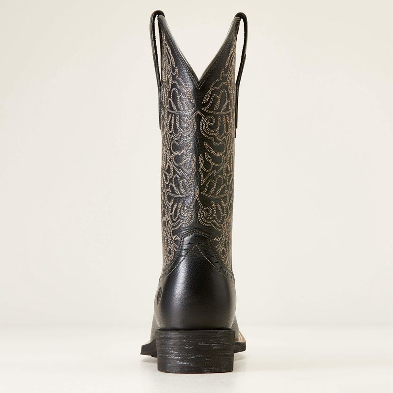 Ariat Round Up Remuda Western Boot Noir Femme | TOS-46306337