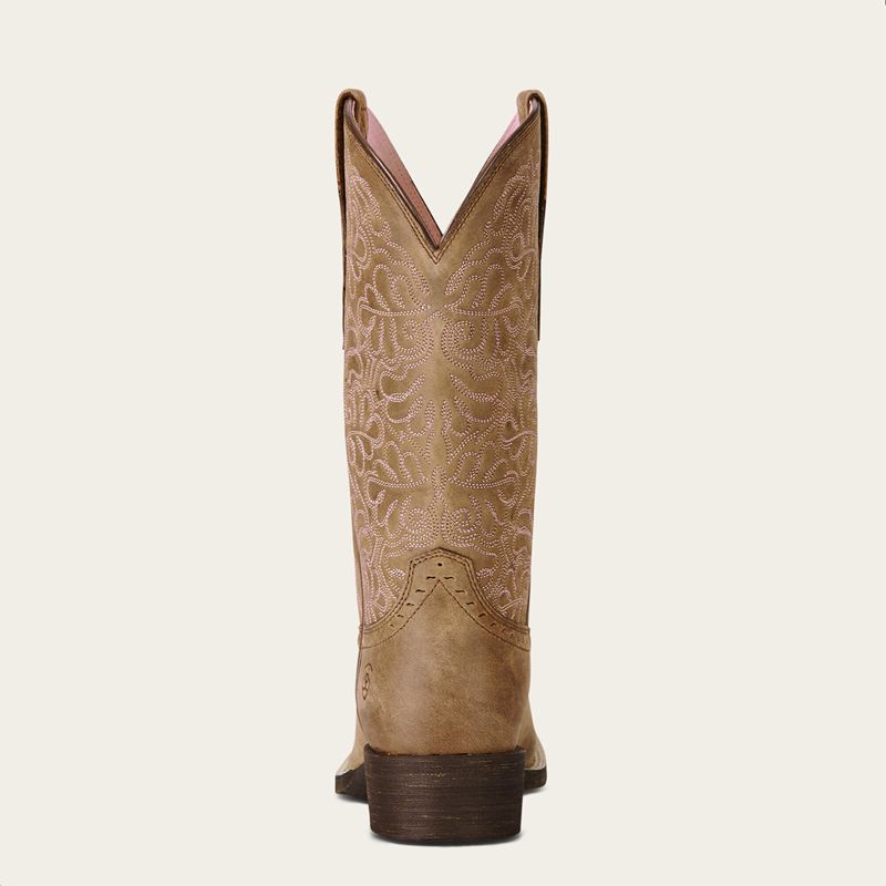 Ariat Round Up Remuda Western Boot Marron Femme | ARQ-12612378