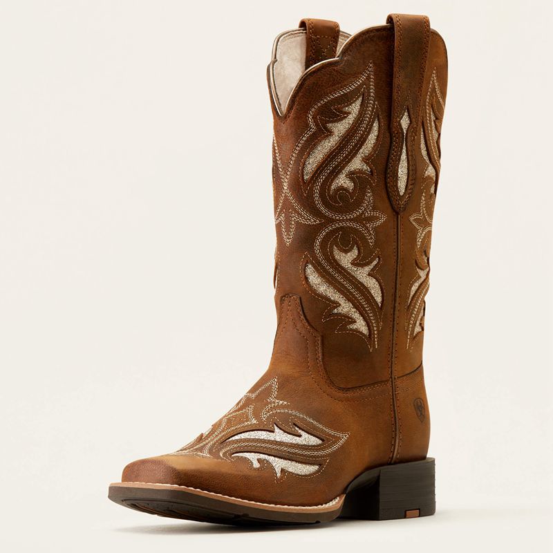 Ariat Round Up Bliss Western Boot Marron Femme | KFI-94010301