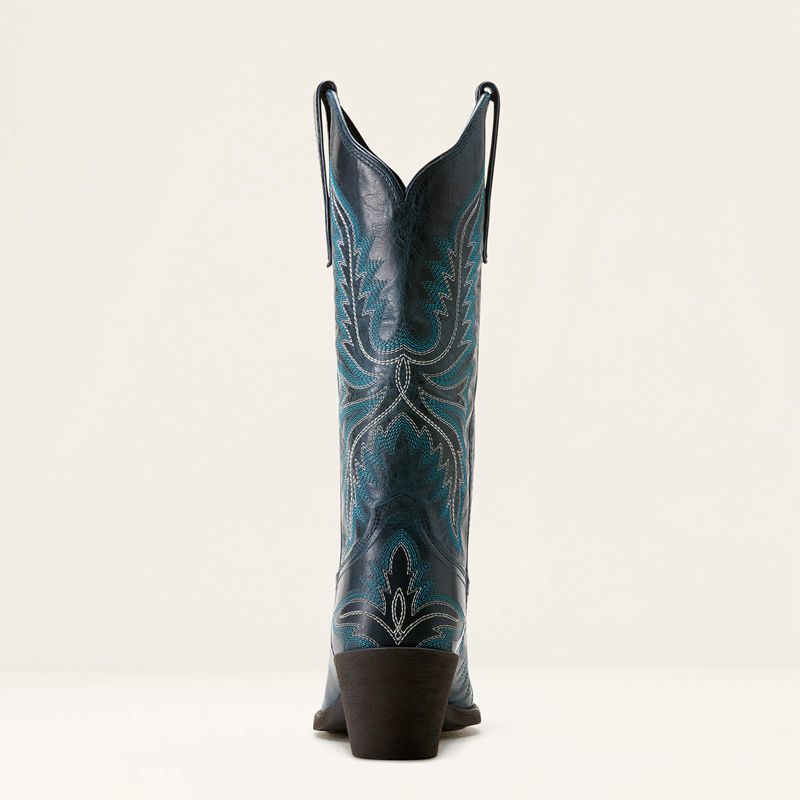 Ariat Round Up Collins Western Boot Fresh Denim Femme | LAB-80981010