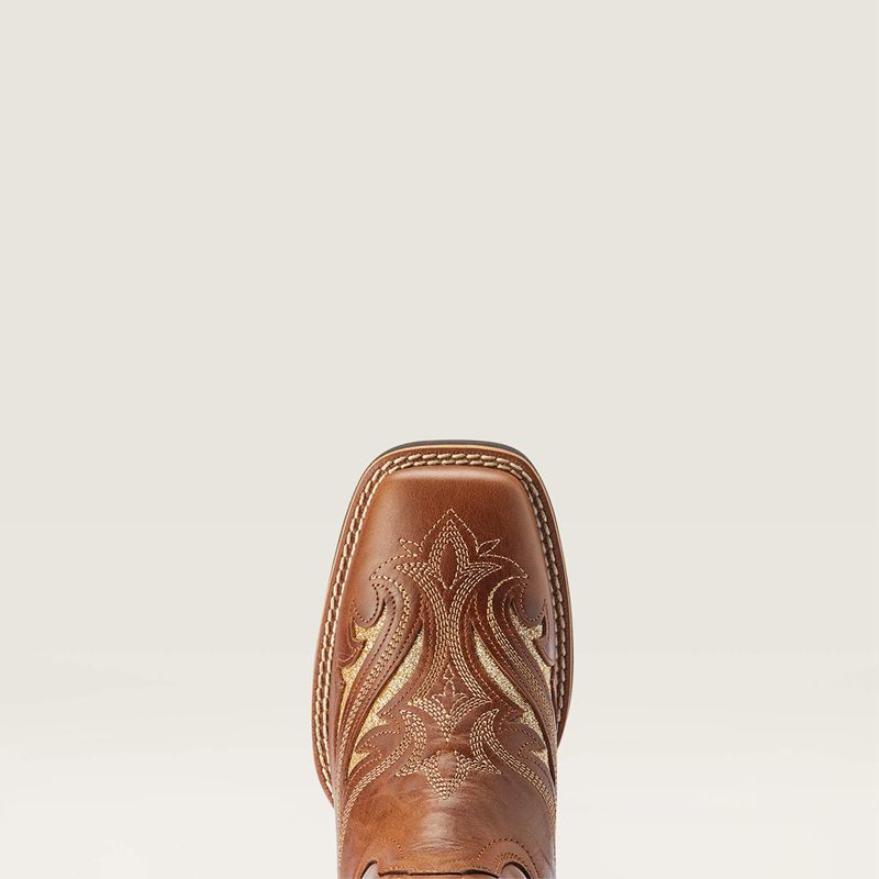 Ariat Round Up Bliss Western Boot Midday Tan Femme | DPE-21433768