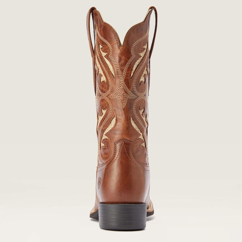 Ariat Round Up Bliss Western Boot Midday Tan Femme | DPE-21433768