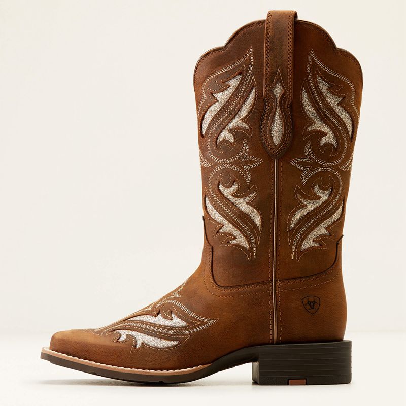 Ariat Round Up Bliss Western Boot Marron Femme | KFI-94010301