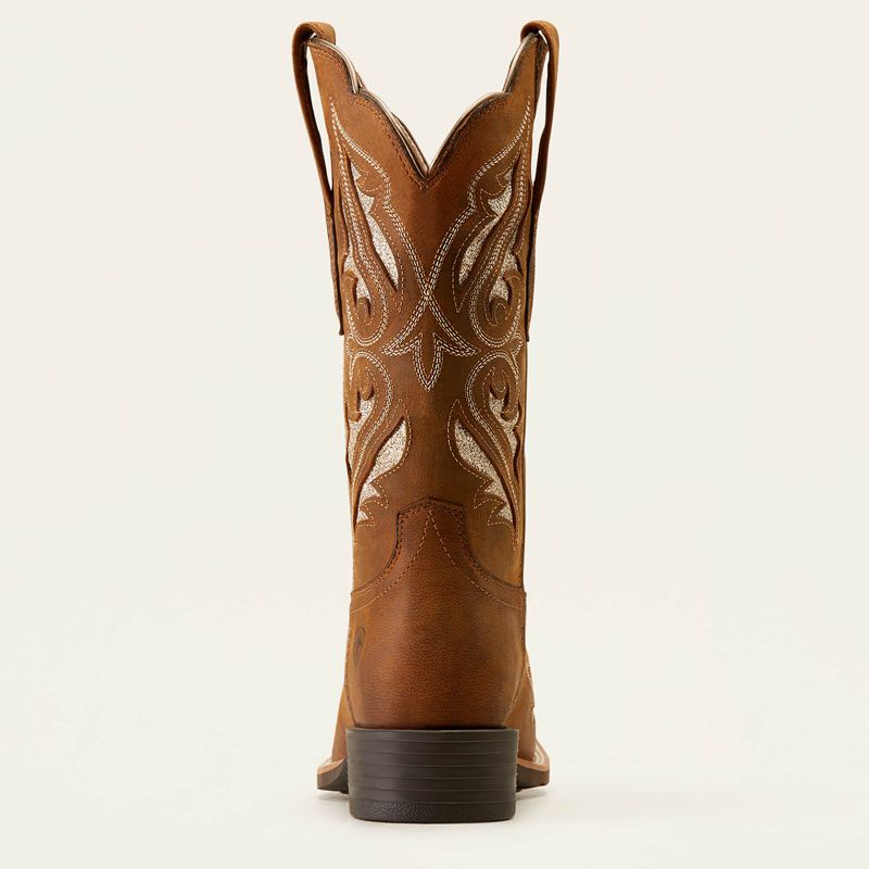 Ariat Round Up Bliss Western Boot Marron Femme | KFI-94010301