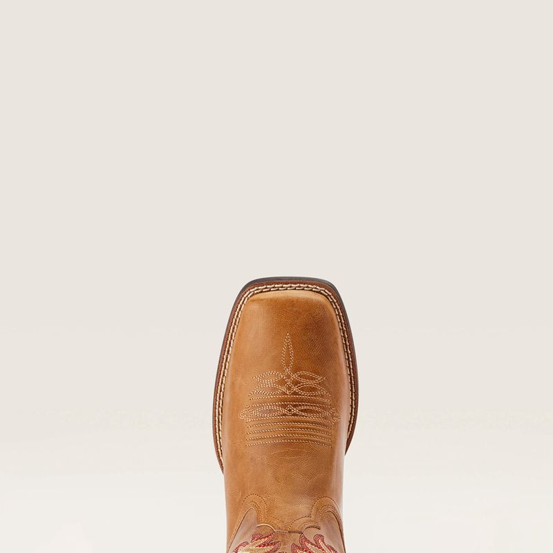 Ariat Rockdale Western Boot Almond Buff Femme | LDI-00996070