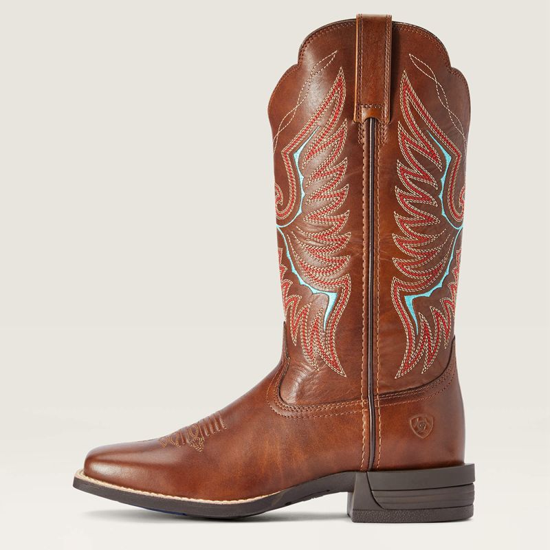 Ariat Rockdale Western Boot Marron Femme | MXE-34618004