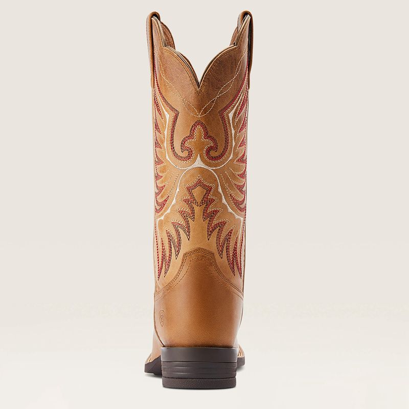 Ariat Rockdale Western Boot Almond Buff Femme | LDI-00996070