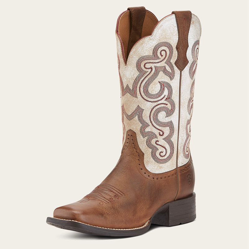 Ariat Quickdraw Western Boot Sandstorm Femme | WCZ-54752107