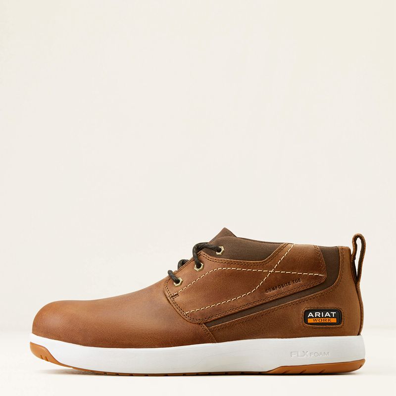 Ariat Conveyer Composite Toe Work Shoe Sandstorm Homme | HKH-39101327