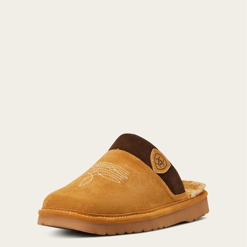 Ariat Silversmith Square Toe Slipper Chestnut Homme | QRE-82226144